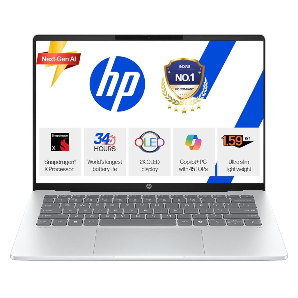 Forget MacBooks HP OmniBook 5 Arrives in India with 34-Hour Battery and Genius A.I. Features!